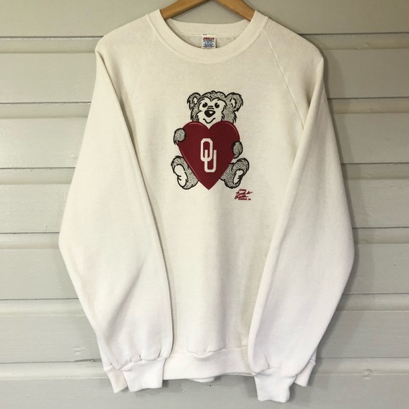 Oklahoma Ou Teddy Bear Sweatshirt 